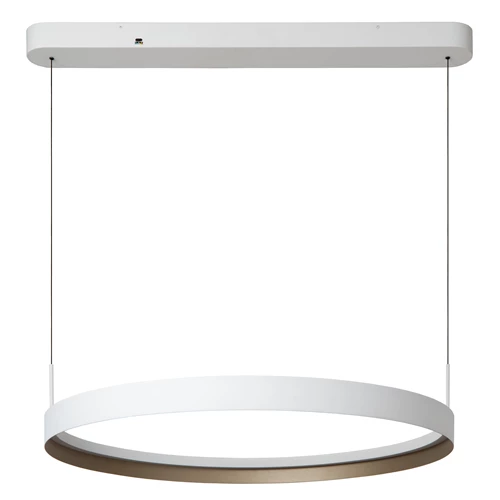 Lucide RADIANT - Pendant light - LED Dim. - CCT - 1x60W 2200K/3000K - White - Vibes - turned off